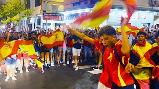 So feiern die Spanier ein EM Finale 🇪🇸 Calpe 2024 [upl. by Kluge]