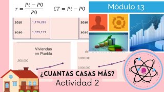 Actividad 2 Semana 1 Módulo 13 ¿Cuantas casas más 🏠 [upl. by Sammons]