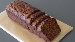 Moist Spicy and Delicious Ginger Loaf CakeGingerbread  Quick and Easy Recipe [upl. by Emaj]