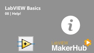 LabVIEW Basics  08  Help [upl. by Darnall]