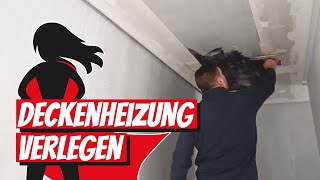 Deckenheizung verlegen  Bauhelden [upl. by Delle]