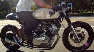 1982 Yamaha Virago XV750 Custom Cafe Racer Greg Hageman Inspired [upl. by Adnah]