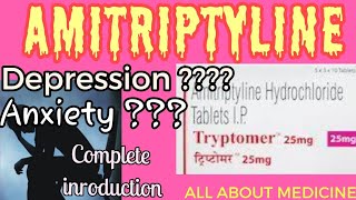 Amitriptyline 10mg  amitriptiline hydrochloride tablets ip  typtomer 10 mg in hindi [upl. by Zeiger854]