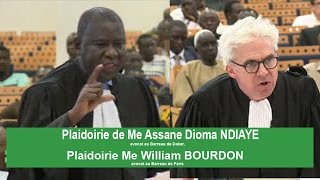 Procès Hissein Habré  Plaidoiries Me Assane Dioma NDIAYE amp Me William BOURDONParties Civiles [upl. by Ataynek730]