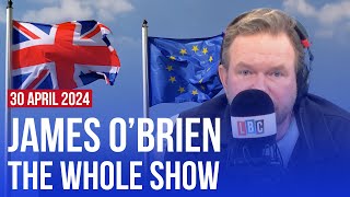 How can we talk about Brexit now  James OBrien  The Whole Show [upl. by Aiseneg618]