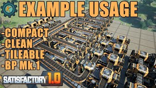 Putting It All Together  Example Factory amp Base Tour Using Blueprints  Satisfactory 10 [upl. by Dhu536]