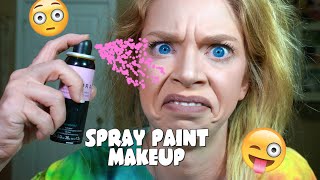 SPRAY PAINT MAKEUP [upl. by Shreeves]