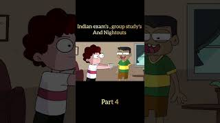 Indian exams amp group studys part 4 ReelItFeelItReelComedyTrendingReelsInstaReelViralReels [upl. by Jaunita]