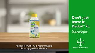 Dettol Washing Machine Cleaner 6s [upl. by Criswell]