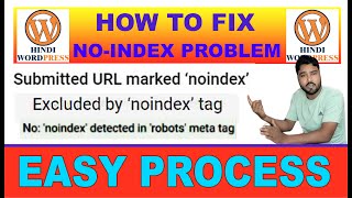 excluded by ‘noindex’ tag wordpress submitted url marked ‘noindex’ wordpress fix [upl. by Trbor]