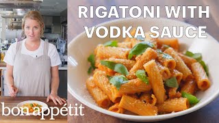 Molly Makes Rigatoni with Vodka Sauce  From the Test Kitchen  Bon Appétit [upl. by Ettenyl]