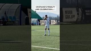 CRISTIANO’S PENALTY AND CELEBRATION🐐 shorts [upl. by Domonic]