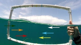 Underwater Visibility Test of Braided Fishing Lines [upl. by Philbert]