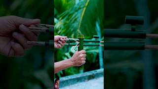 bamboogun archery toys hunting outdoors diy bambooart bamboo shorts viraltranding viral [upl. by Vaughn]