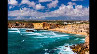 Beach Exploring Algarve  Praia Do Tonel  Sagres  Algarve  Portugal [upl. by Juditha677]