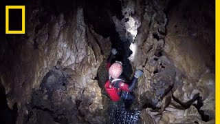 Cavers Explore Mexicos Sistema Huautla In ClaustrophobiaInducing Footage  National Geographic [upl. by Ellevehs]