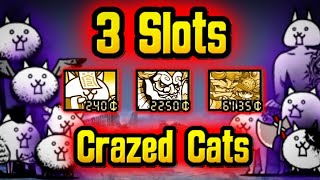 All Crazed Cats 3 Slots [upl. by Oileve816]