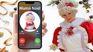 Llamada a Mama Noel 🤶🎄 pide tus regalos de Navidad a Santa Claus 🎅 [upl. by Acul]