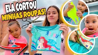 ELA CORTOU MINHAS ROUPAS  Olha no que deu  feat Amanda Branciforte [upl. by Ysiad]