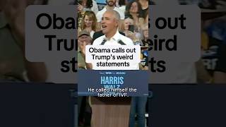 Obama on Trumps weird statements [upl. by Raouf845]