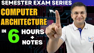 Complete COA Computer Organization amp Architecture in one shot  Semester Exam  Hindi [upl. by Allwein]