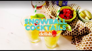 How To Make A Snowball Cocktail  Delish UK [upl. by Keel970]