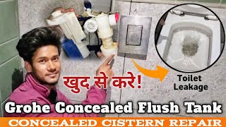 How to Repair Grohe Concealed Cistern Flush Tank  Concealed Cistern Repair  खुद से कैसे करे [upl. by Eyahs477]