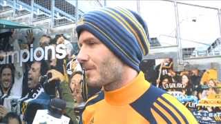 EXCLUSIVE David Beckham interview on decision to leave LA Galaxy [upl. by Demodena]