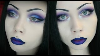 HUES OF BLUE AND PURPLE  Makeup Tutorial [upl. by Trebron]