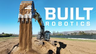 Built Robotics autonomous excavators [upl. by Sebastien]