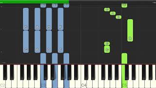 Meredith Willson  Seventy Six Trombones  Easy Piano with Chords [upl. by Llennoj]