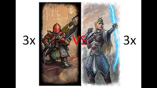 Can 3 Infernal Guard Fireglaives beat 3 Sisters of Avelorn in Total War Warhammer 3 [upl. by Baler]