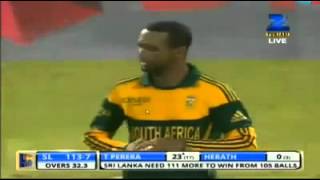 Thisara perera great six with south Africa [upl. by Naujtna]