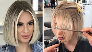 New Trendy Haircuts Ideas For Women  10 Short and Medium Hair Cutting [upl. by Gherardi963]