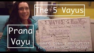 The 5 Vayus 1 PRANA VAYU LauraGyoga [upl. by Sulienroc]