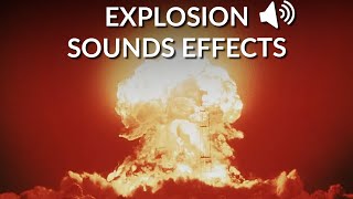 Explosion sound effects Top 10 sound effect [upl. by Clovah684]