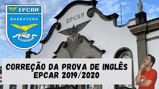 Correção Prova Inglês EPCAr 20192020  Teacher Rafael [upl. by Ackerman557]