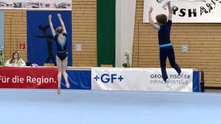 Witheric Aveston  Trust Gymnastics  Mixed Pair  Dynamic  Acro Cup Albershausen 2013 [upl. by Ujawernalo]