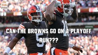 CAN THE BROWNS GO ON A PLAYOFF RUN  The Daily Grossi [upl. by Adila]