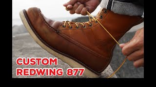 RED WING 877 Resole 58 [upl. by Ssalguod307]