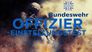 OFFIZIER WERDEN  Bundeswehr Offizier Eignungstest  Auswahlverfahren [upl. by Ecirtaeb]