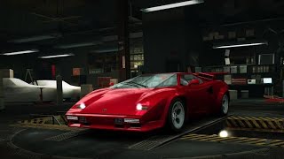 HARBOR RUN LAMBORGHINI COUNTACH I NFS MW 2012 JSH GAMING [upl. by Apgar]