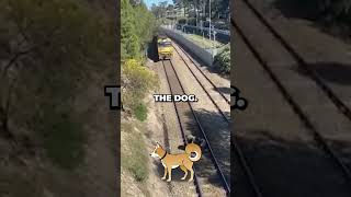 🐕 Man Heroically Saves Dog from Oncoming Train 🚂❤️ [upl. by Saile]