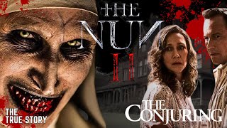 True Story of quotTHE CONJURINGquot THE NUN MOVIE BORLEY RECTORY trailer horrorshorts movie scary [upl. by Ahpla]