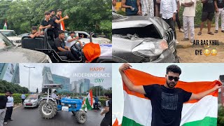 INDEPENDENCE DAY RALLY 🇮🇳 BEST RALLY OF GURGAON 🔥independenceday vlog gurgaon trending share [upl. by Aratahs404]