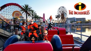 2024 Incredicoaster Ride Disney California Adventure 4K POV [upl. by Adnilim501]