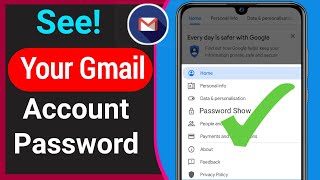 How To Find Gmail Password If Forgotten 2023  see your gmail password [upl. by Vizzone]