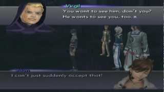 Xenosaga III HD Cutscene 197  Virgil Reproves Shion Old Church  ENGLISH  REGULAR MODE [upl. by Hairahcaz]