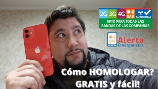 Aprende a HOMOLOGAR un celular en Chile 🇨🇱 GRATIS y FÁCIL 📱 [upl. by Aidole879]