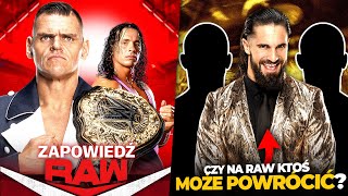 🔴 Zapowiedź Wielkiego WWE RAW Czy Ktoś Dziś Powrócić  Newsy Dyskusje i więcej [upl. by Anyotal]